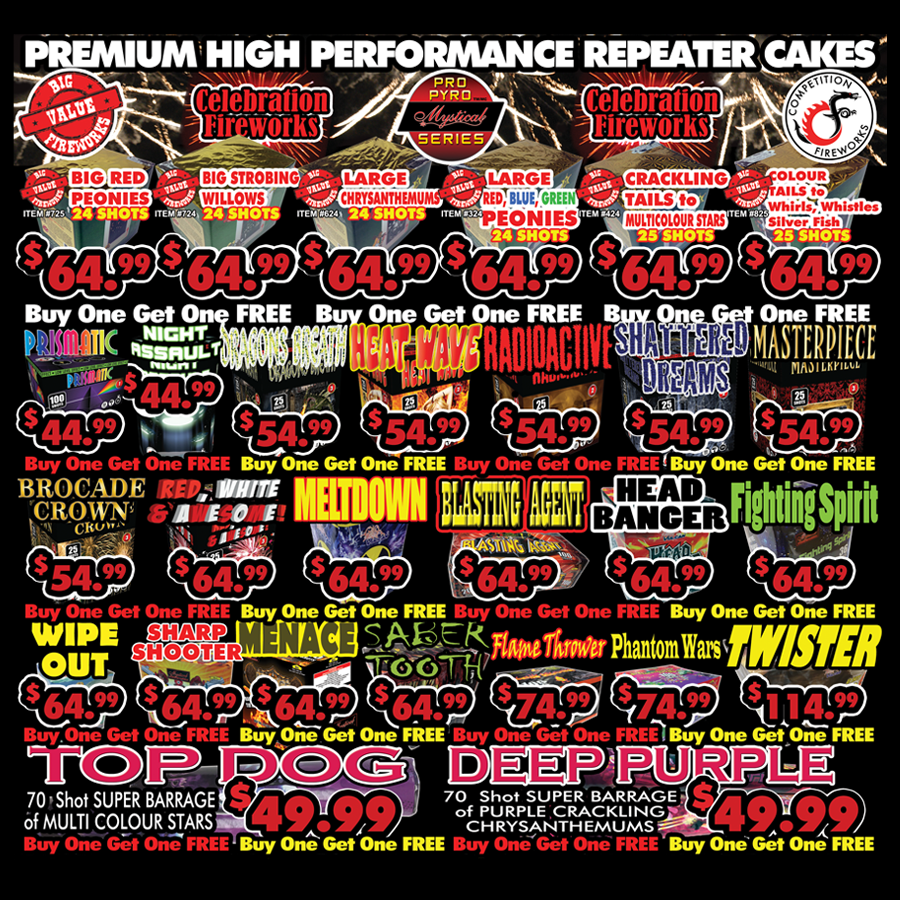 PREMIUM Cake Deals - Flyer 1 BOGO Special